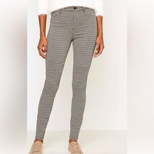 LOFT NWT Houndstooth 5 Pocket Legging Size 4